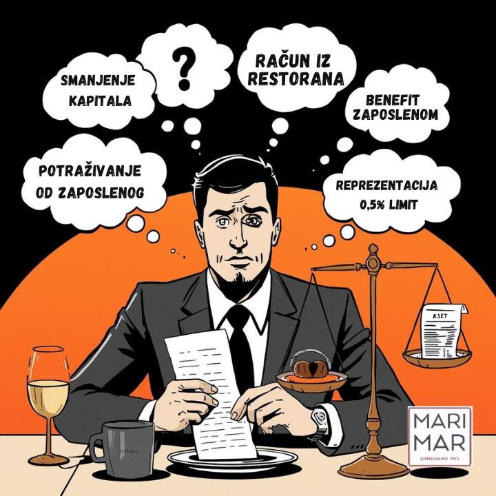 Jedan račun iz kafane četiri potpuno različita poreska tretmana